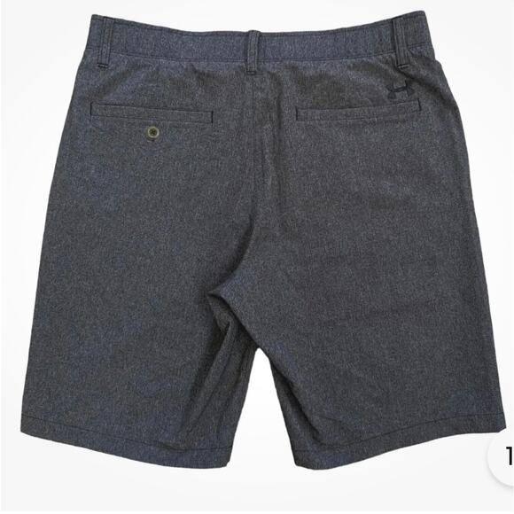 Under Armour HeatGear Golf Shorts 34 Gray Loose Fit Match Play UA - Picture 1 of 8